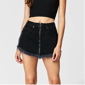 Carmar Beatrice Zipper Front Denim Skirt, 29